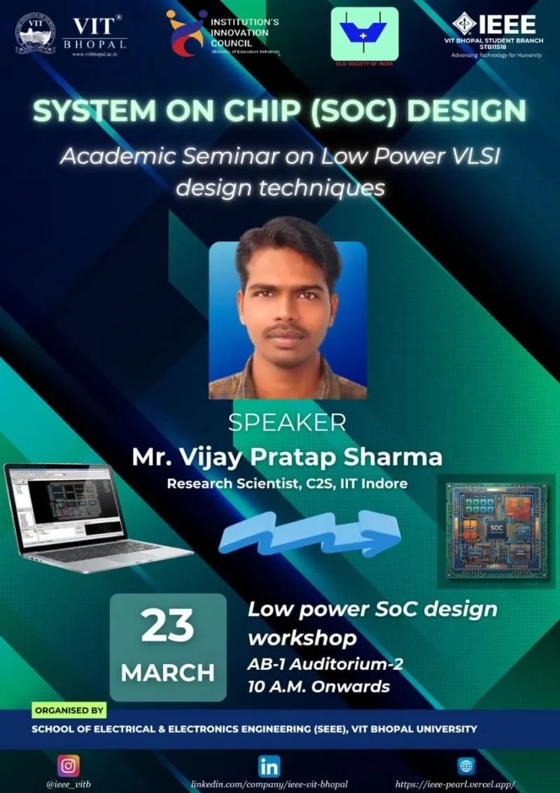 Low Power SoC Design seminar poster